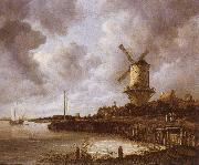 Jacob van Ruisdael The mill by District by Duurstede Spain oil painting artist